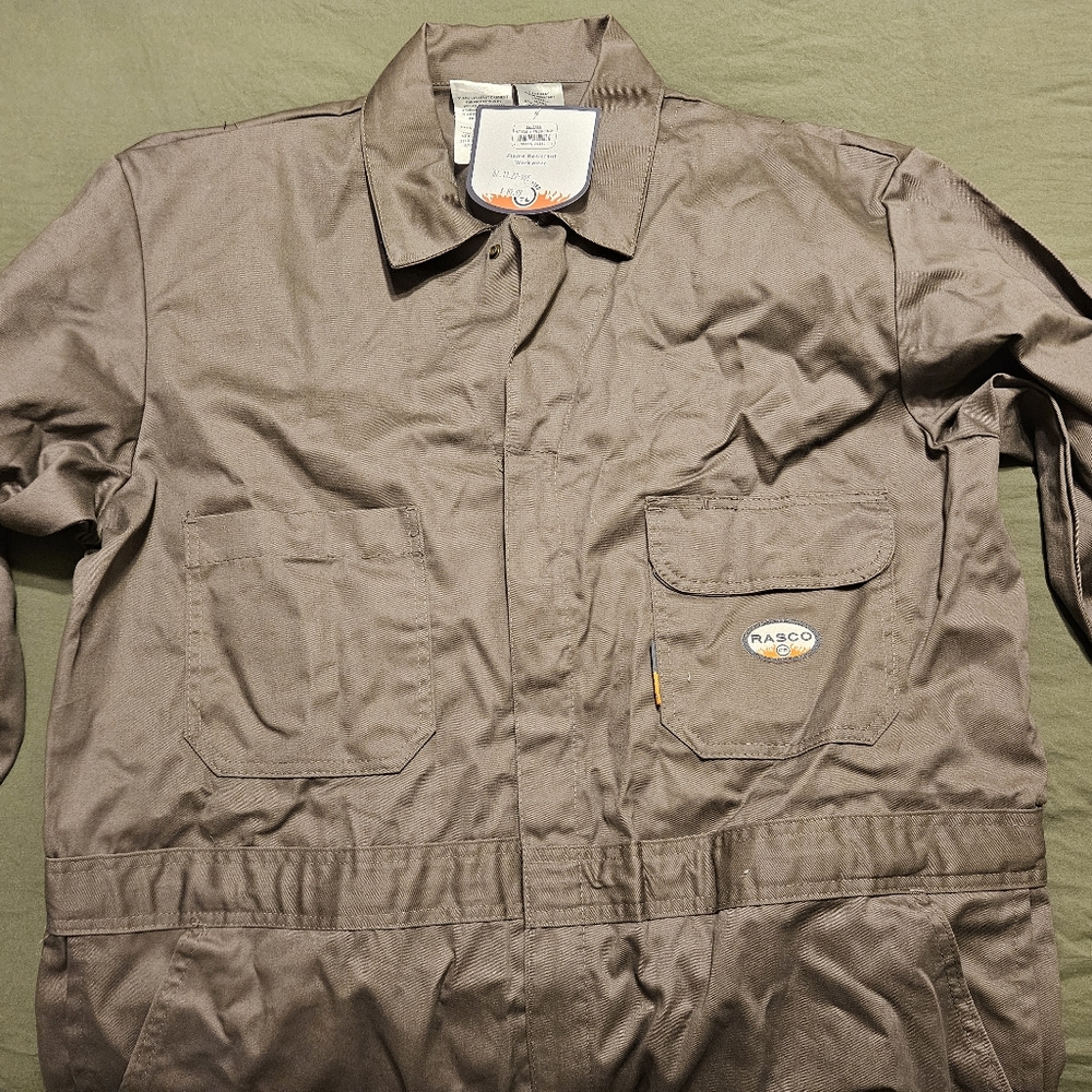 Rasco FR FR2803GY Gray Lightweight Coverall Fire Resistant